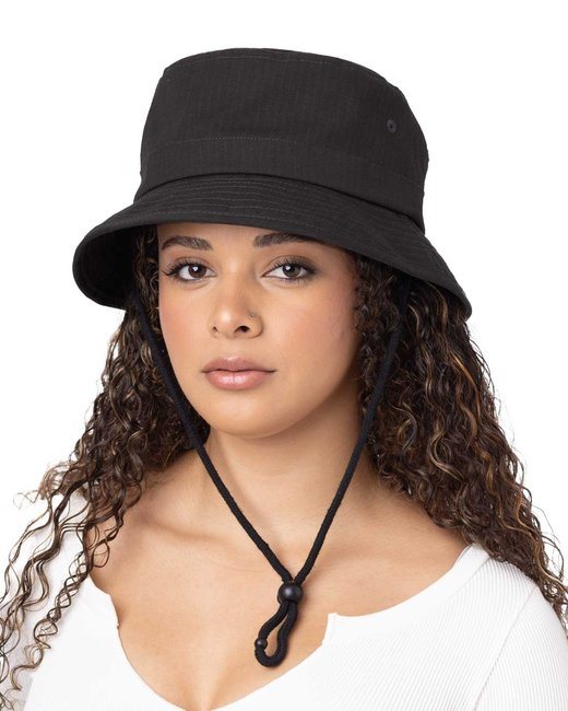 Big Accessories BA643 Lariat Boonie Hat Doba OS BLACK